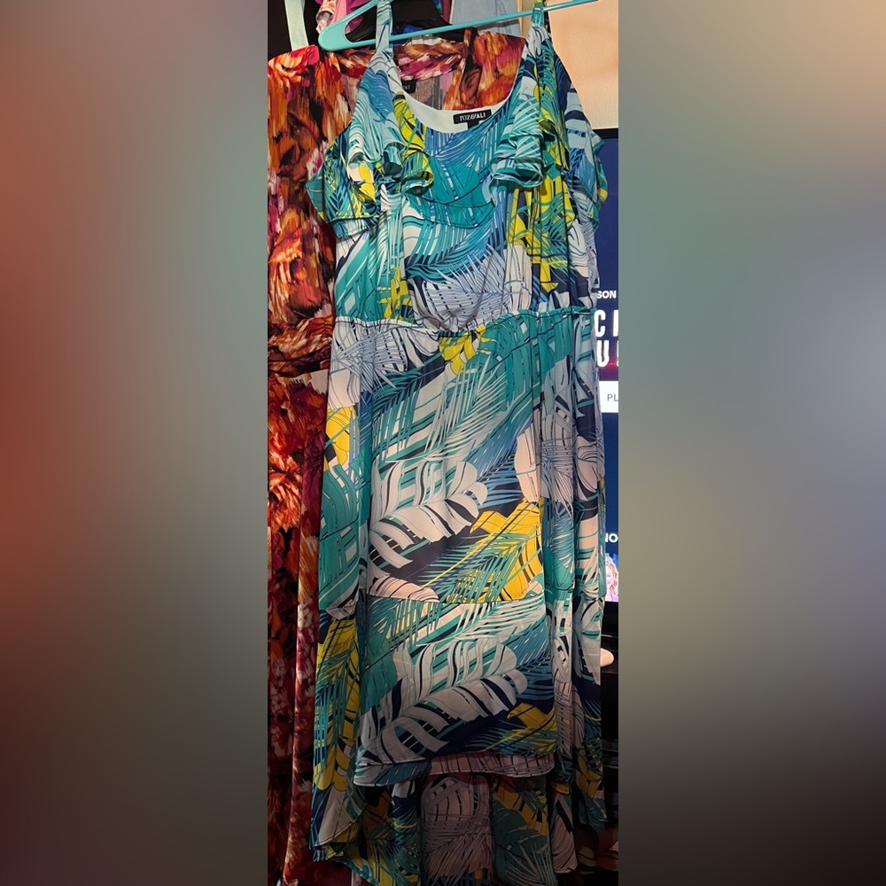 Beautiful Plant print dress